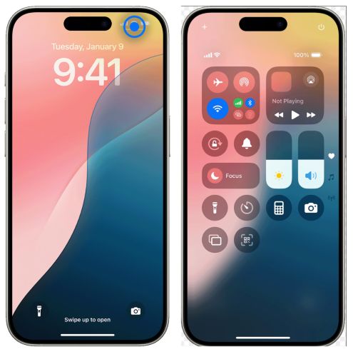 launch Camera Control Center | Remove Camera on iPhone Lock Screen