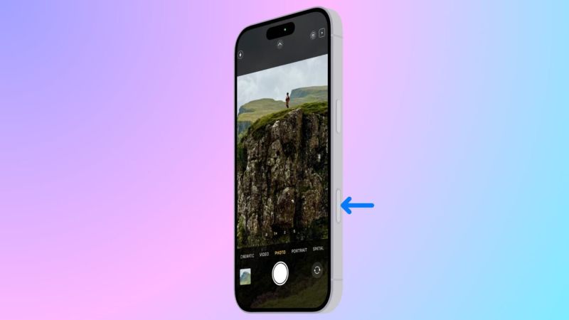 Side button | Remove Camera on iPhone Lock Screen
