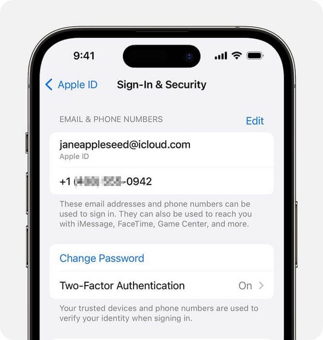 change Apple ID password in iPhone Settings | Unlock iPad Without Password