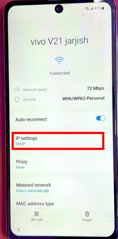 rom Static to DHCP | Free Samsung frp bypass step 7