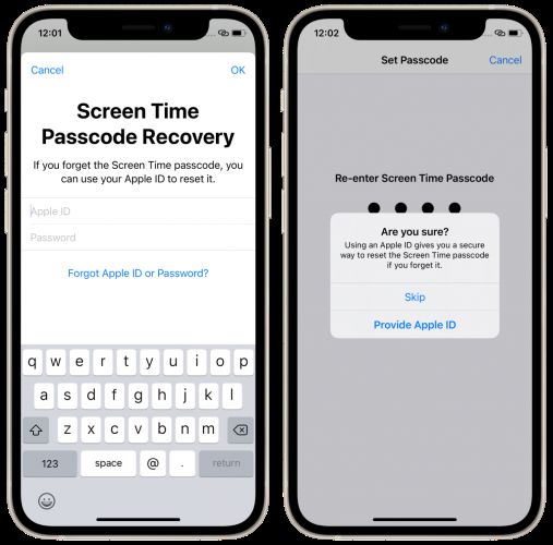 Share Across Devices off | Change Screen Time Passcode