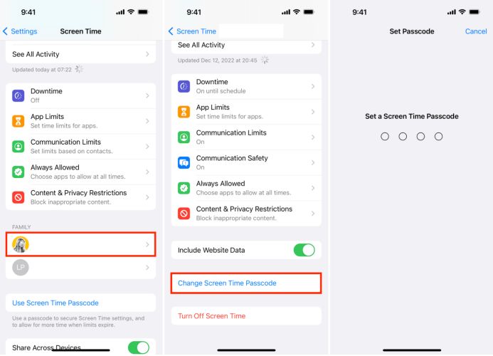 set new Screen Time passcode | Change Screen Time Passcode