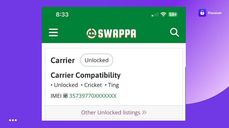 Swappa | check if iPhone is unlocked without SIM