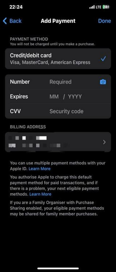 Add Payment Method | Fix Your Account Has Been Disabled In The App StoreS