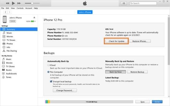 iPhoneを復元 | iCloudパスワードなしでiPhoneをリセットをクリック