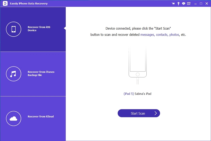 スキャンの開始をクリック | パスコードなしでiPhoneにアクセス