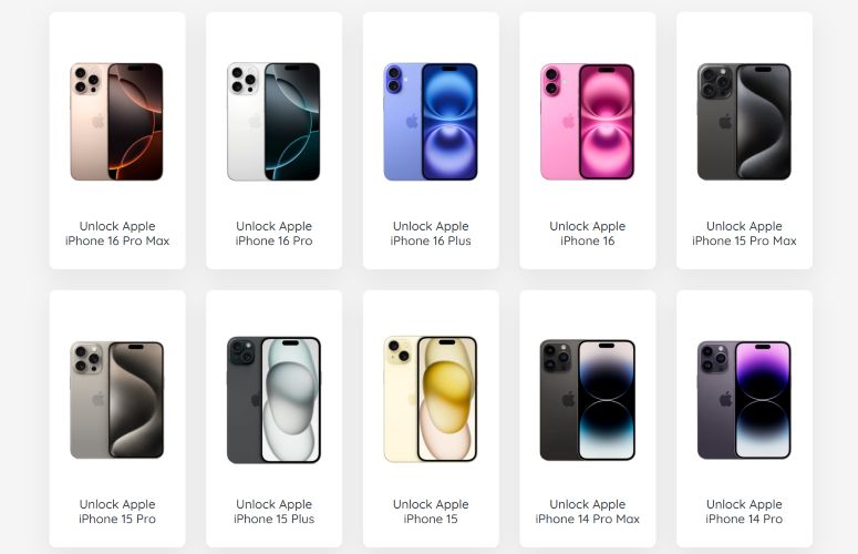 select iPhone models | doctorSIM Review