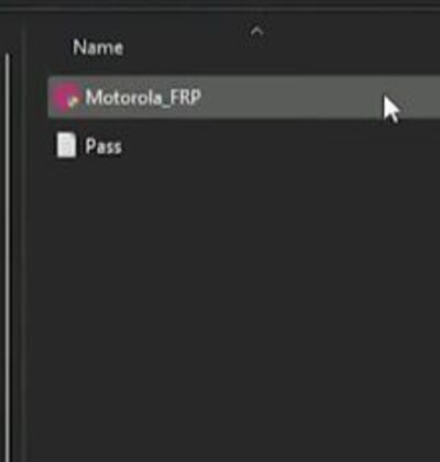 Download and extract | Bypass Motorola FRP Lock using Moto Unlock Pro