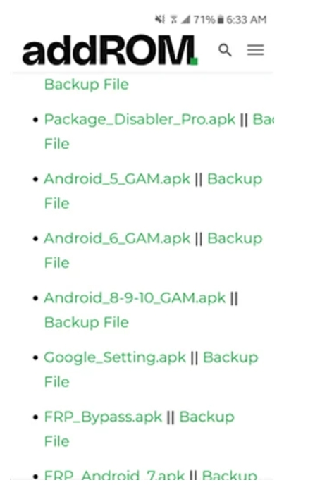 download FRP AddROM APK