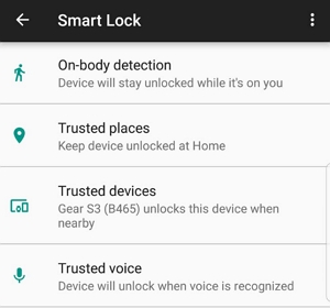 Enable Smart Lock | how to bypass android lock screen using emergency call