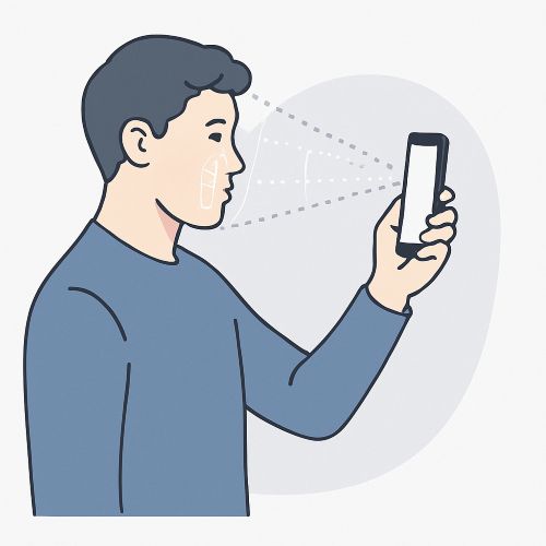 check your position | iPhone Face ID Is Not Available
