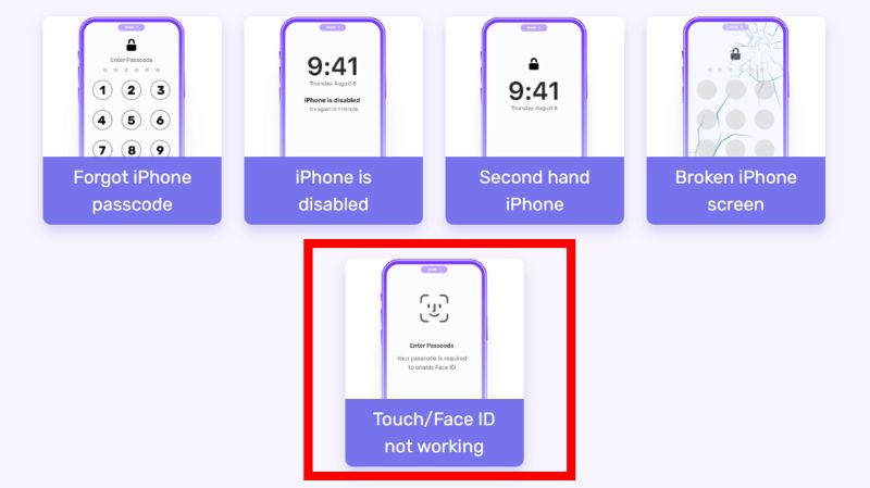 Passixer | iPhone Face ID Is Not Available