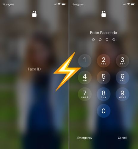use screen passcode | iPhone Face ID Is Not Available