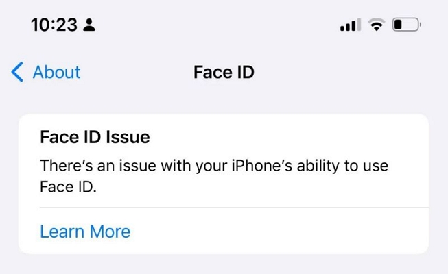 cant reset Face ID | iPhone Face ID Is Not Available