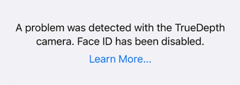 contact Apple | iPhone Face ID Is Not Available