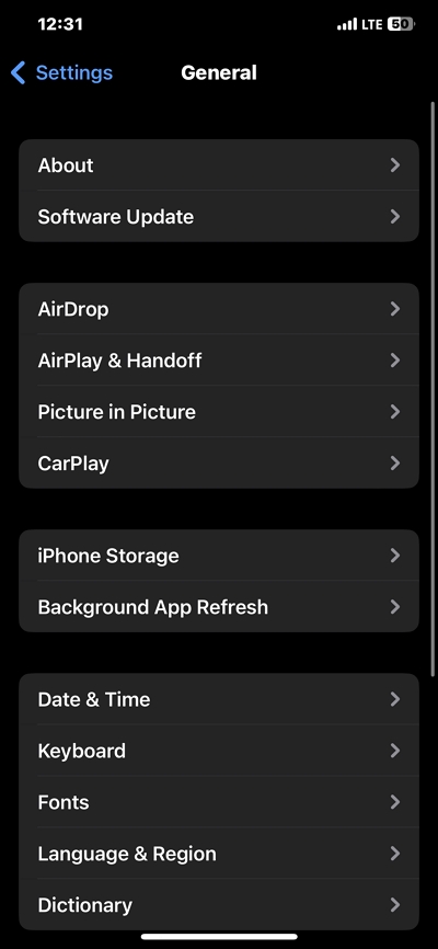 Software Update | Fix Apple ID Greyed Out