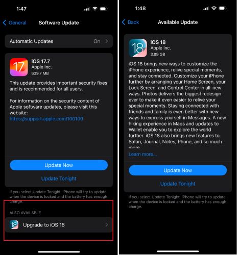 tap Update Now | This Apple ID Is Not Valid or Not Supported