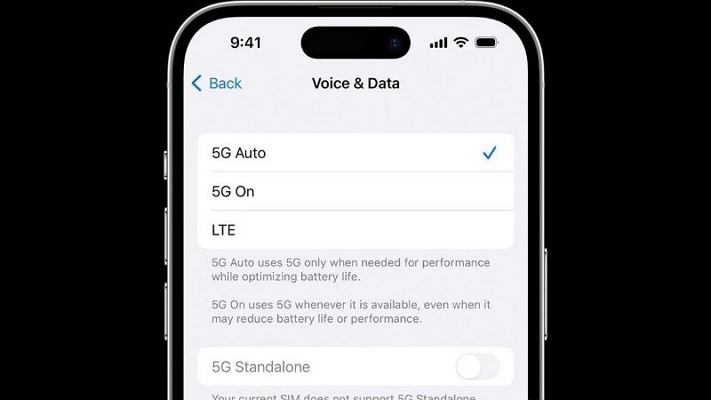 disable 5G | iPhone Data Not Working