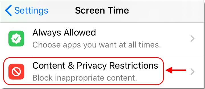 tap Screen Time | Remove Passcode from iPad