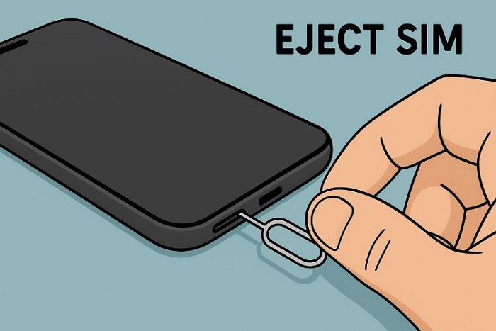 re-insert SIM | Fix No SIM iPhone