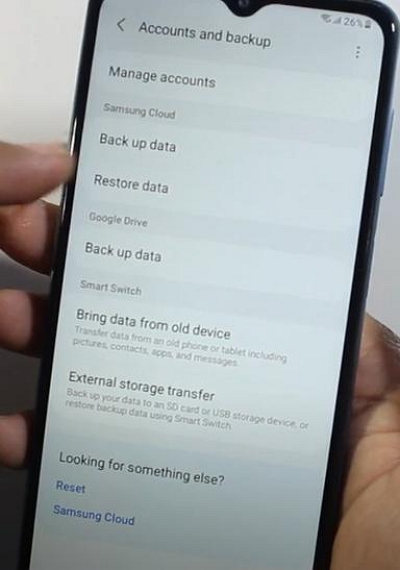 select backup data | easy flashing frp bypass