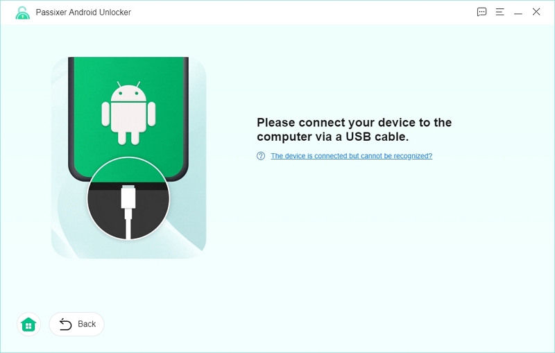 functioning USB cable | how to remove screen lock pin on android phone