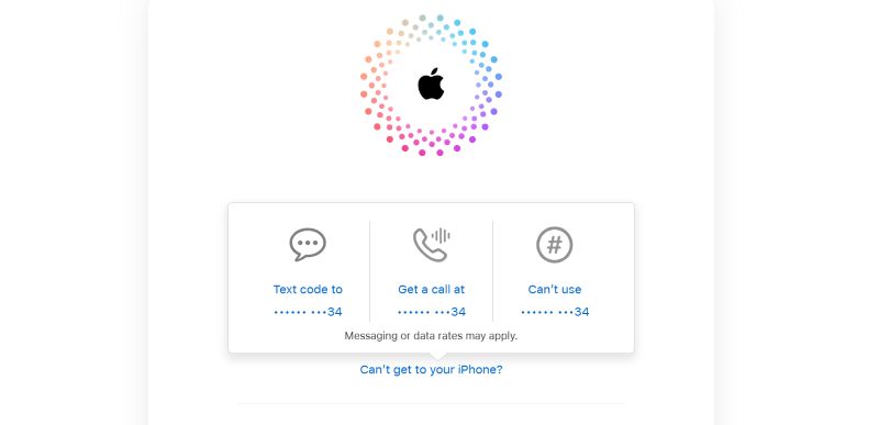 choose Get a Call | Get Apple ID Verification Code Without Phone 