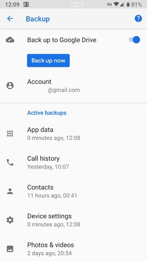 Back up now | how to factory reset Samsung Galaxy tablet