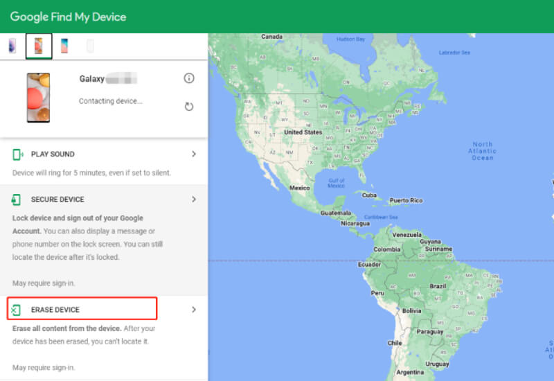Googleアカウントを使用してAndroidのロックを解除する