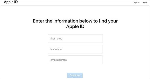 access your lost iCloud email | Find iCloud Email Address