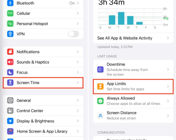 head into Settings | Turn off Time Limit