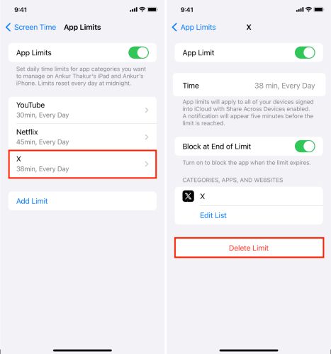 tap Delete Limit | Turn off Time Limit