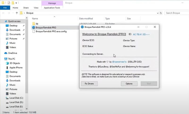 Broque background | Broque Ramdisk Pro