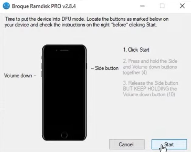 choose Change Serial | Broque Ramdisk Pro