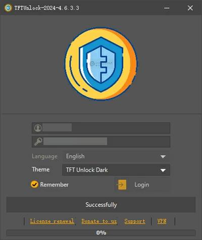 log in to your account | tft unlock tool