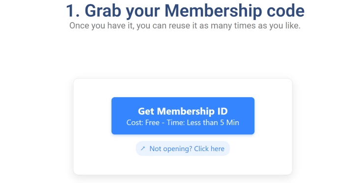 get membership ID | Unlockhere.com