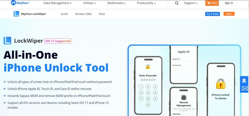 iMyfone LockWiper | 10 Best Apple MDM Bypass Tool