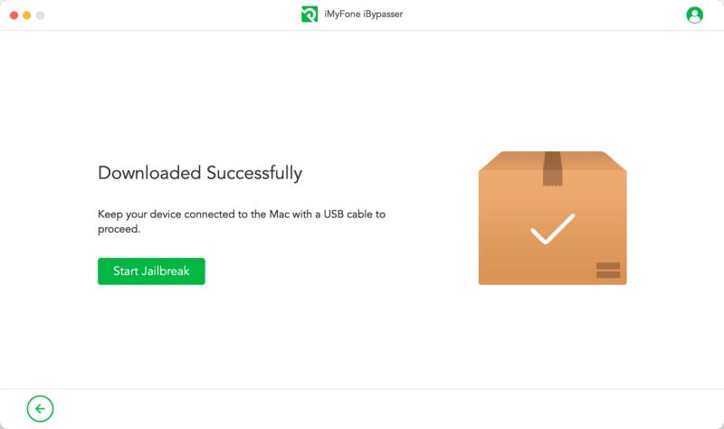 hit Start Jailbreak | iMyFone iBypasser SIM Unlock