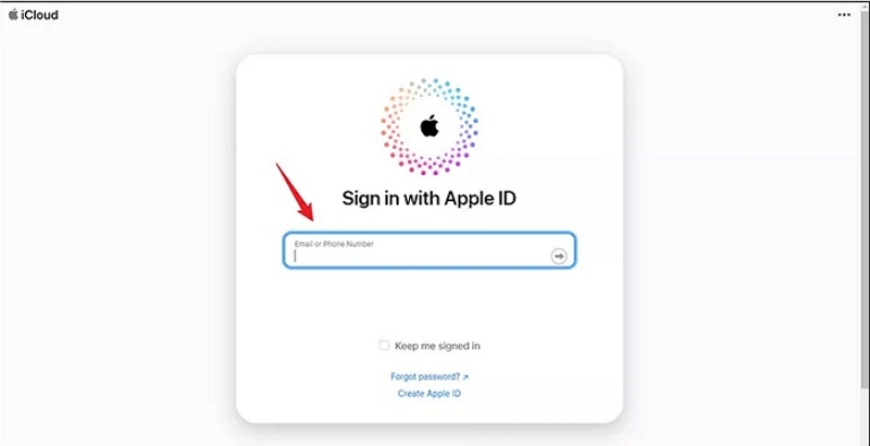 iCloud アカウントを入力 | パスコードなしで iPad を工場出荷時設定にリセット