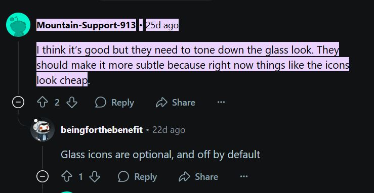 design negative reaction | iOS 26 and iPadOS 26