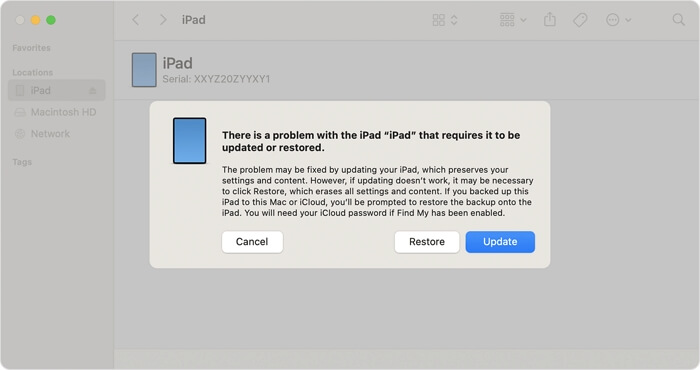 iTunesでiPadリカバリモードを復元する | コンピューターなしでiPadパスコードをバイパスする