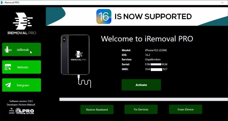 click Jailbreak | iRemoval Pro