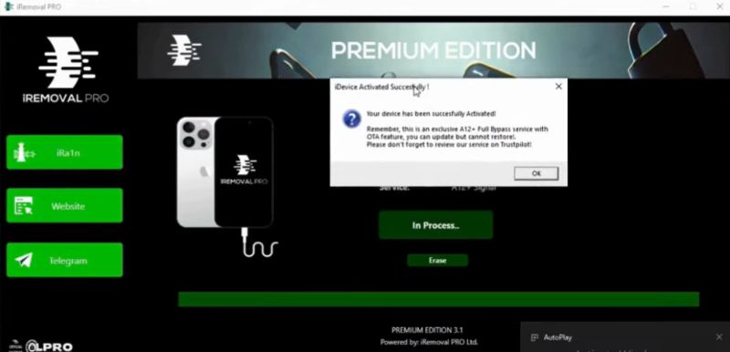 jailbreak process | iRemoval Pro