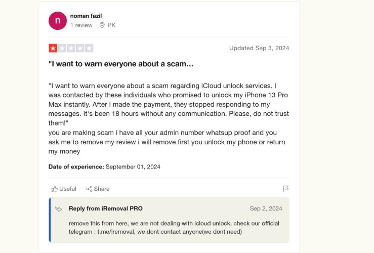 scam review | iRemoval Pro