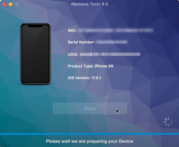 unlock Start feature | iRemove Tools