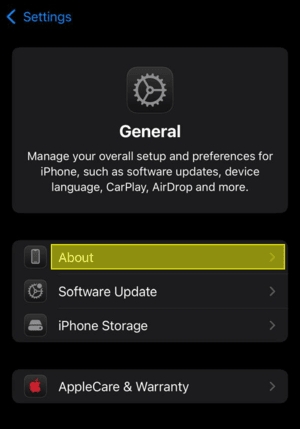 select About | Unlock iPhone for International SIM Card 