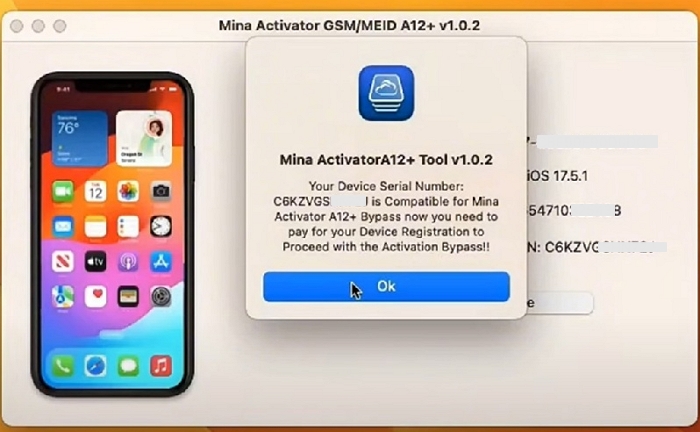 pay a registration fee | Mina Activator