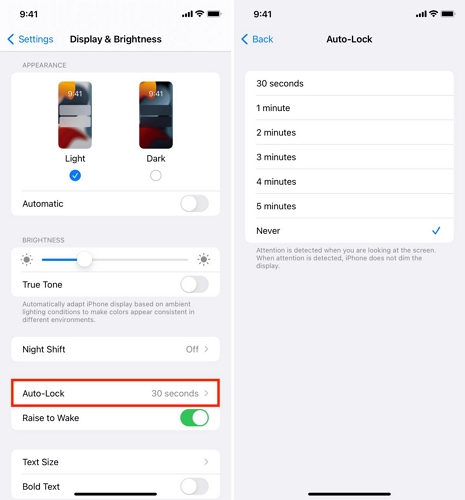 Auto-Lock back | Turn Off Auto-Lock iPhone
