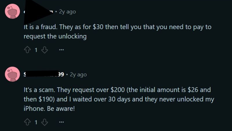 2-stage payment | Official SIM Unlock Review