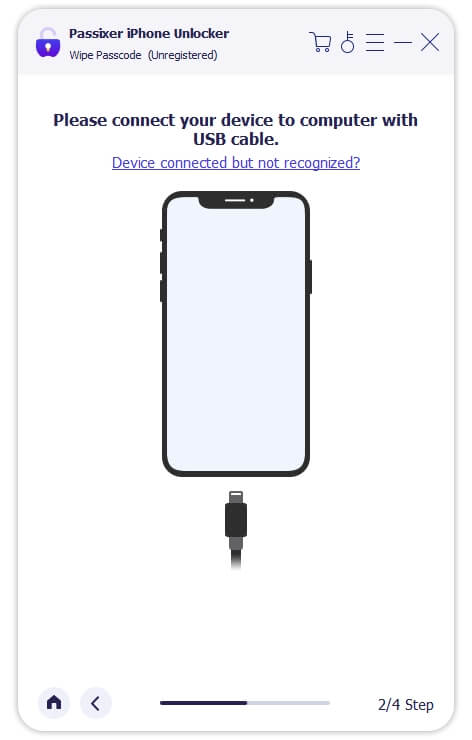 iPhoneをコンピュータに接続する | iPhoneのパスコードを見つける